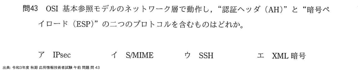 問. 43 設問画像