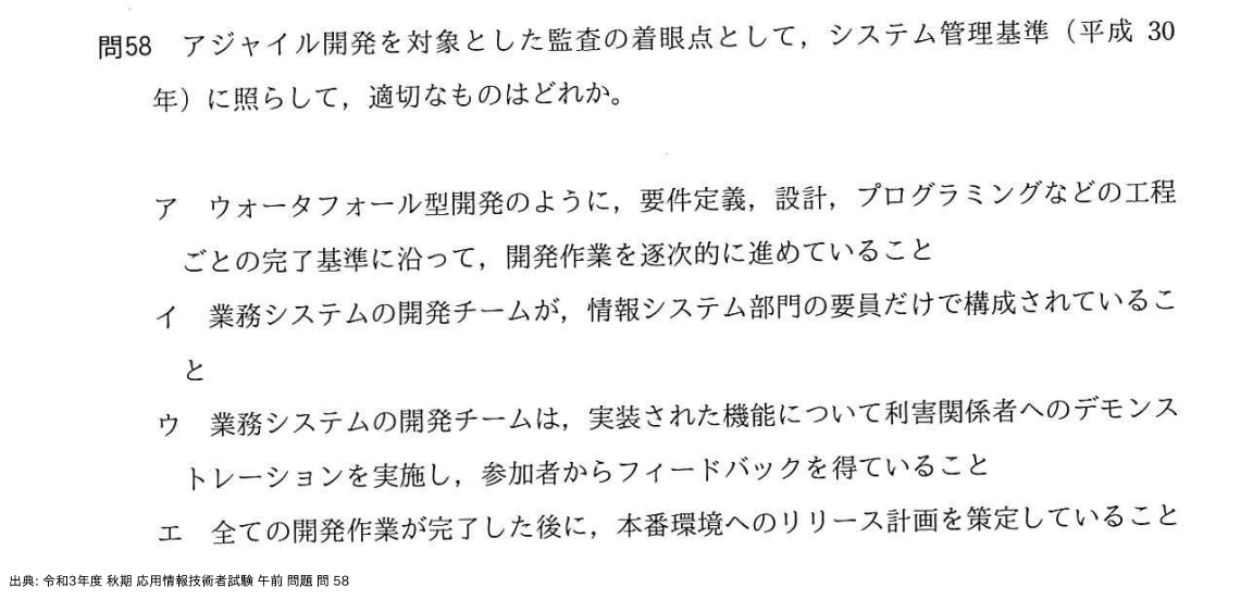 問. 58 設問画像
