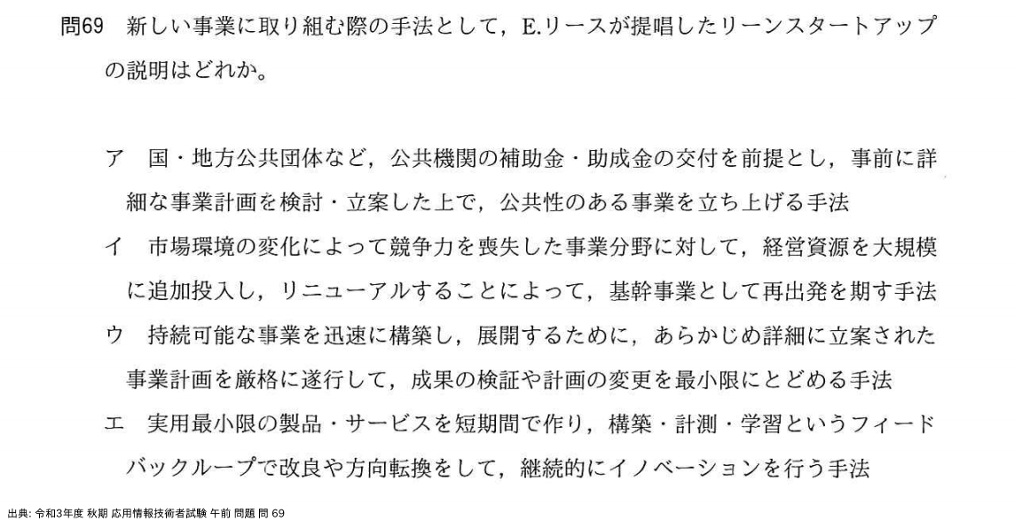 問. 69 設問画像
