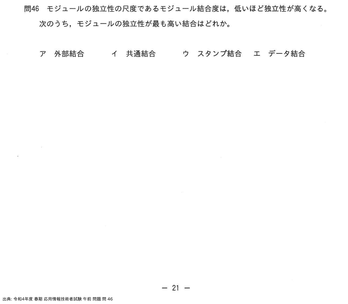 問. 46 設問画像