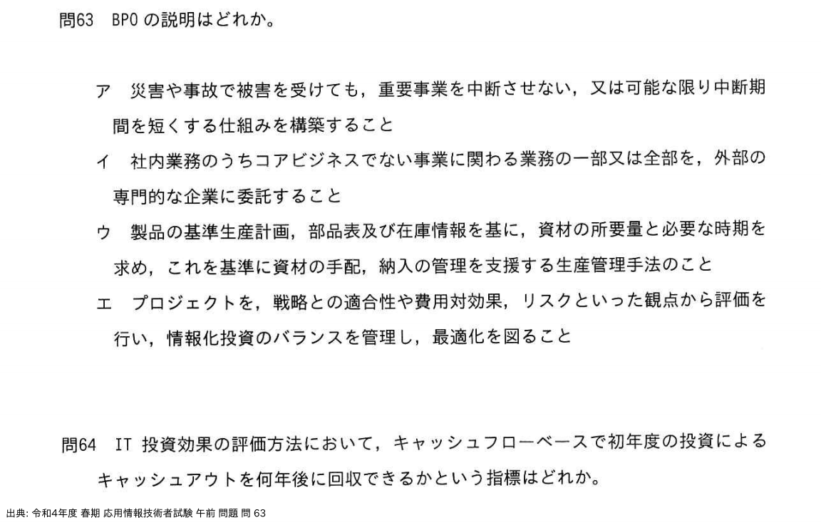 問. 63 設問画像