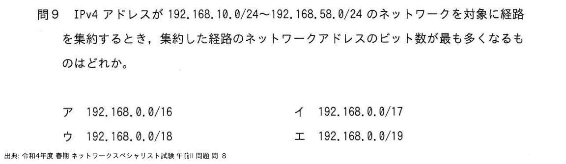 問. 8 設問画像