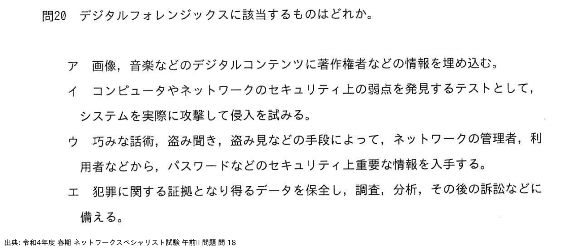 問. 18 設問画像