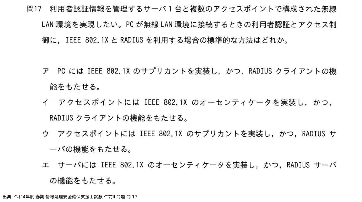 問. 17 設問画像